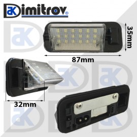 LED плафони осветление заден номер BMW 3 E36